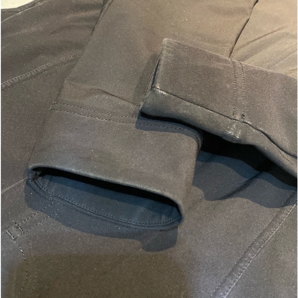 ULULEMON ATHLETICA Black APRES YOGA SOFT-SHELL RAIN JACKET Size 6⭐️⭐️⭐️⭐️ - Picture 11 of 15